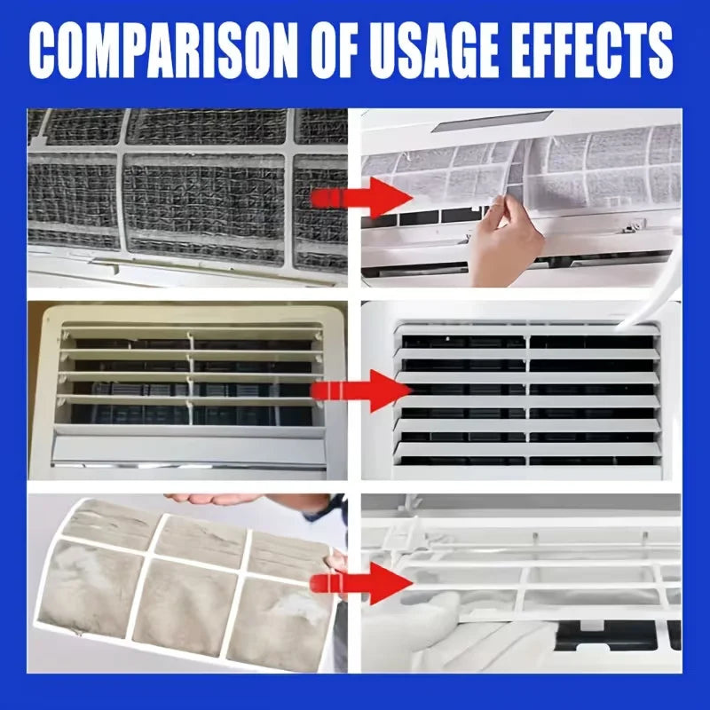 Air Conditioner Foam Cleaner 100ml, Deep Clean & Remove Odor, Stain & Limescale for Indoor & Outdoor AC Units
