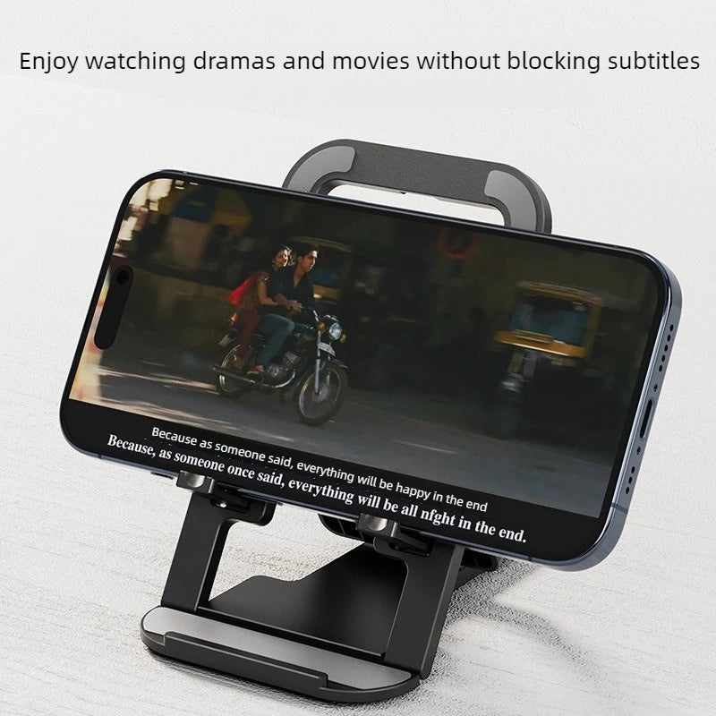 Universal Plastic Foldable Mobile Phone Holder Portable Desktop Adjustable Phone Stand for Iphone 16 15 Xiaomi Desk Lazy Bracket