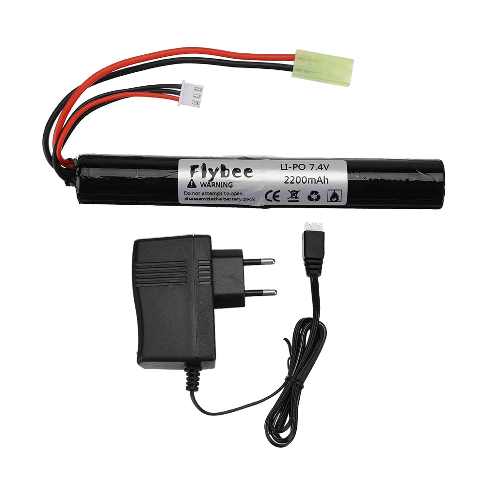 Lipo Power Battery Airsoft gub battery 7.4V 2200MAH 40C AKKU Mini Airsoft toys Gun 2200mAh 7.4V 2S Battery model parts