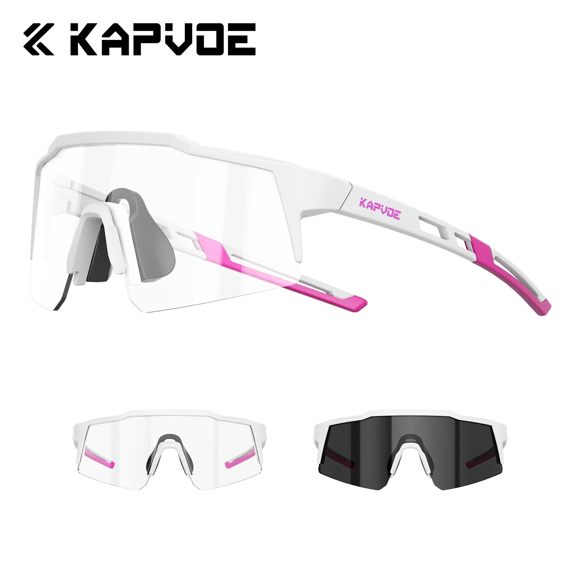 Kapvoe Kids Hiking Eyewear Cycling Sunglasses Aged 8-15 Baseball Running Children Glasses UV400 Sports Riding Bicycle Glasses