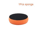 1-6set 4 Inch Car Wax Applicator Pads Set with Red Handle Soft Sponge Applicators Foam Wax Pad for Polishing and Cleaning Cars