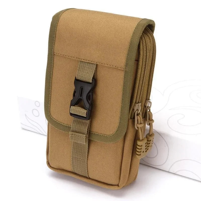 Outdoor Waterproof Military Waist Pack Men Phone Pouch Camping Hunting Tactical Waist Bag Double Layer Men's Purse