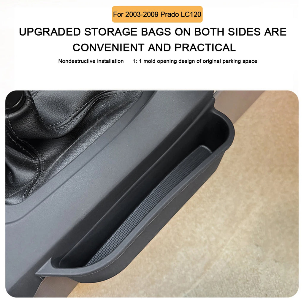 Suitable for 2003-2009 Toyota Prado Lc120 Central Control Silicone Storage Mat Central Control Anti-Slip Protection Mat Interior Protection Accessories