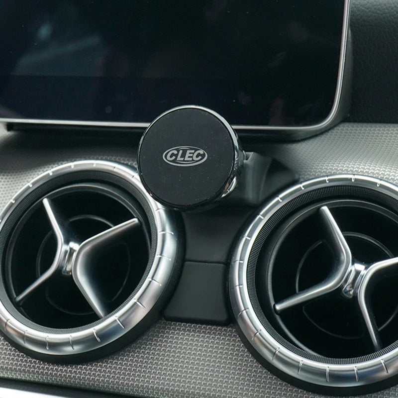 Car phone holder magnetic car air vent bracket GPS stand phone holder accessories for Mercedes Benz CLA C177 GLA X156
