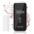 2025 Upgraded Alcohol Tester, 10s Fast & 99.9% Accurate, Portable Battery - Powered with 8 Mouthpieces for Driving Social Safety