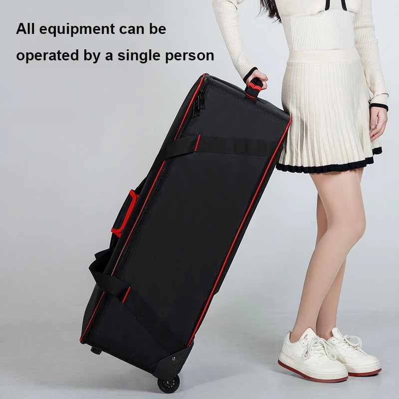 Professional Studio Flash Light Kit Rolling Suitcase Large/Medium/Small Photography Equipment Luggage Bag with Wheel Travel case