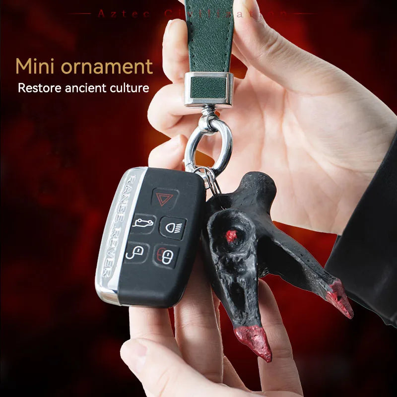 Aztec Screaming Bird Whistle Emergency Survival Gear - Compact Horror Sound Tool for Camping/Hiking - Resin Novelty Prank Toy Wi