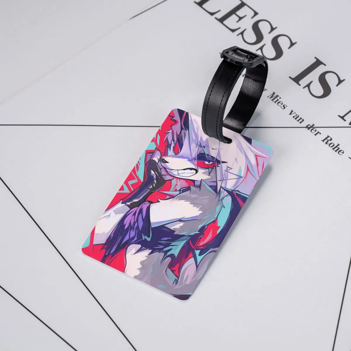 Loona Luggage Tags Suitcase Accessories Travel Baggage Boarding Tag Label Holder ID Name Address