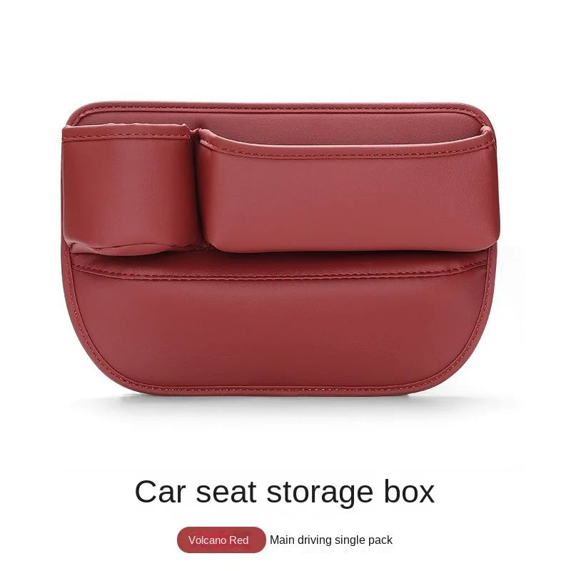 For Subaru WRX STI VB BRZ ZD8 Solterra 2021~2025 Car Seat Side Gap Filling Storage Box With Cup Holder Pocket Organizer Case Kit