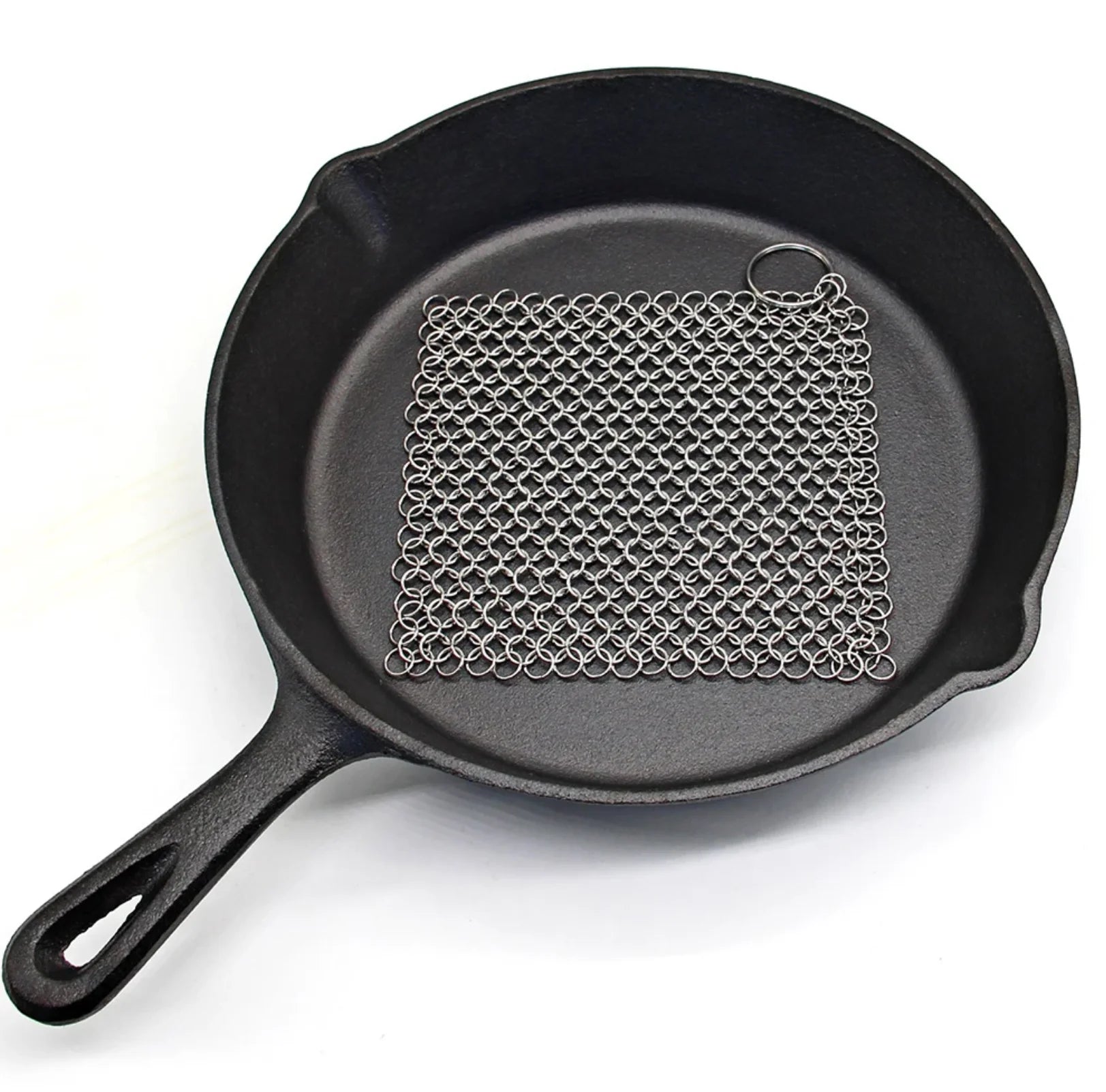 3 Size Cast Iron Cleaner Kitchen Rust Pot Pans Cleaning Scrubber Steel Rust Remover Scraper Brush Kit Metal Cleaning Brush