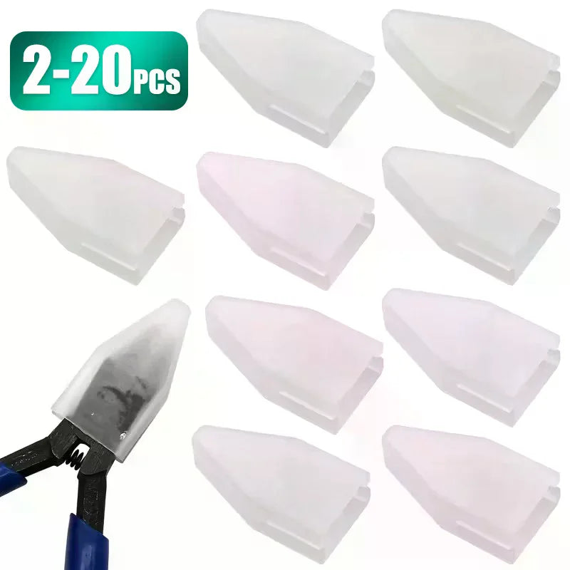 2-20PCS Universal 170 Diagonal Pliers Head Protective Covers Electronic Scissors Pliers Jaw Protector Against Deformation Wear