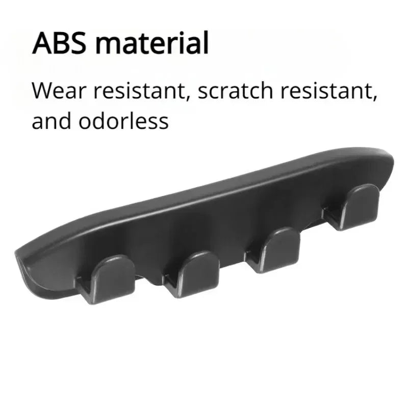 Car Seat Hook For Tesla Model 3 Y S X 3+ ABS Trunk Grocery Bag Hook Auto Back Seat Headrest Hanger with 4 Hooks Upgrade Version