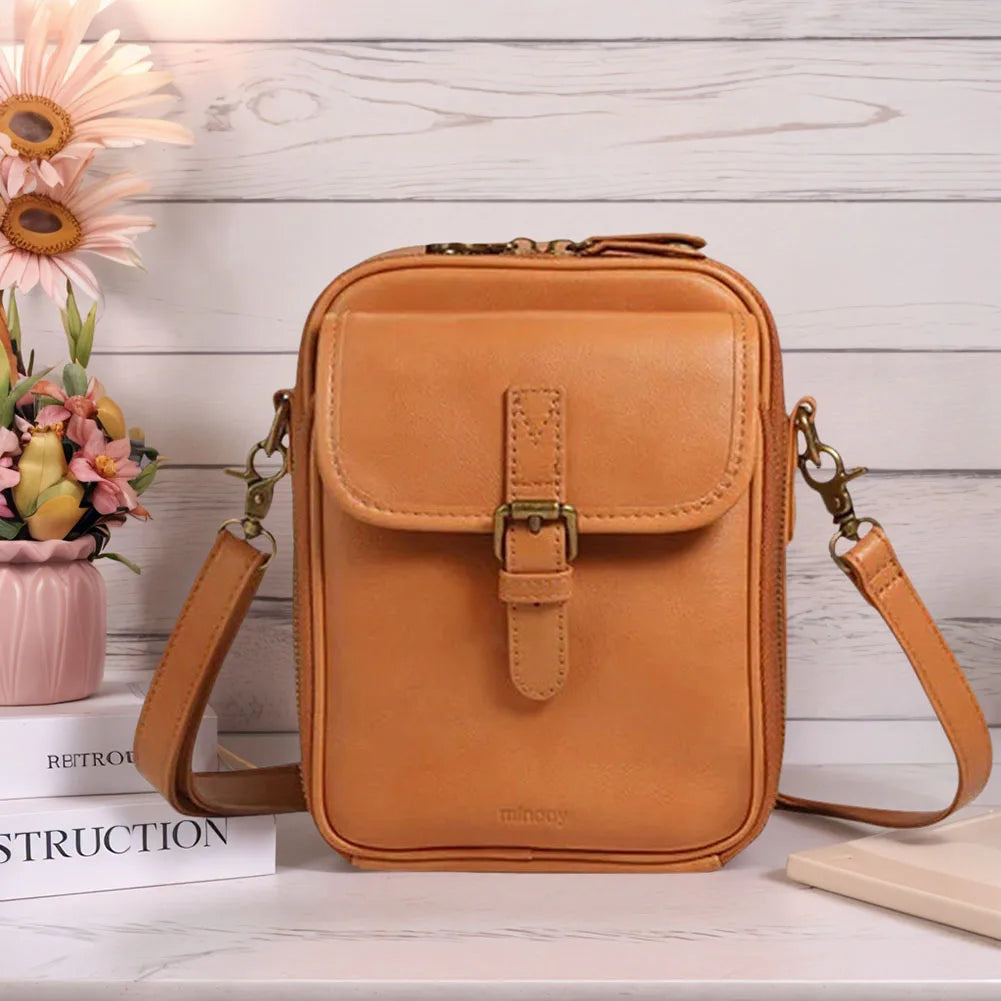 Retro Crossbody Bag Large Capacity Shoulder Bag Fashionable Mini Crossbody Purse Adjustable Removable Strap Wallet Purse