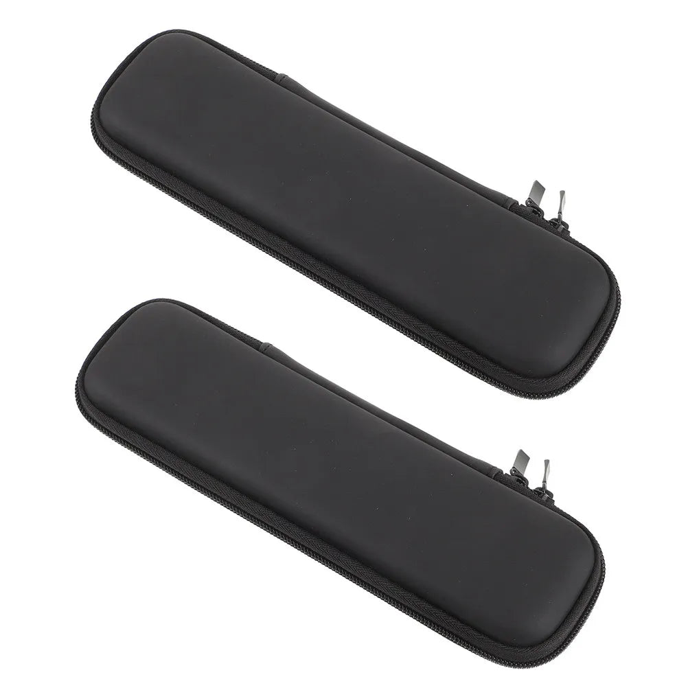 2Pcs Electric Toothbrush Hard Shell Eva Case Travel Toothbrush Holder Mesh Pocket Portable Toothpaste Storage Tooth Brush Holder
