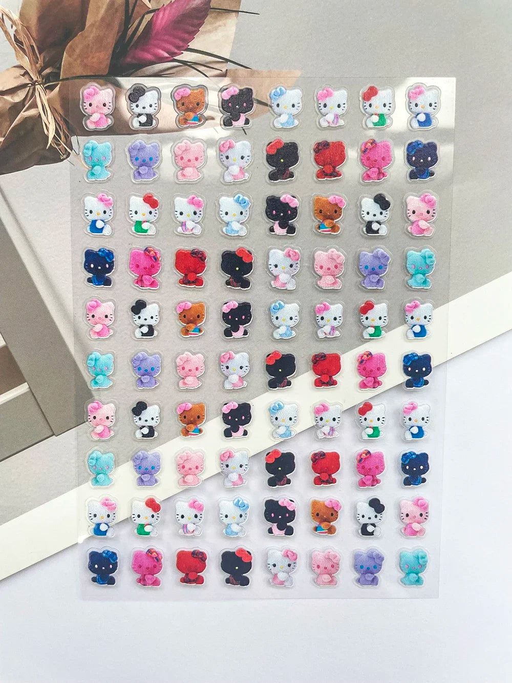 Pvc Super Mini Sanrio Hellokitty Delicious Food Luggage Tags Stickers Nail Art Durable Waterproof Diy Loptop Skateboard Guitar