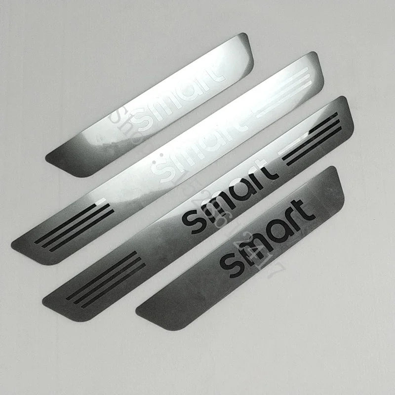 For Smart Fortwo Forfour 453 451 450 car Accessories Styling Door Sill Scuff Plate/Door Sill Door Sill Scuff Plate
