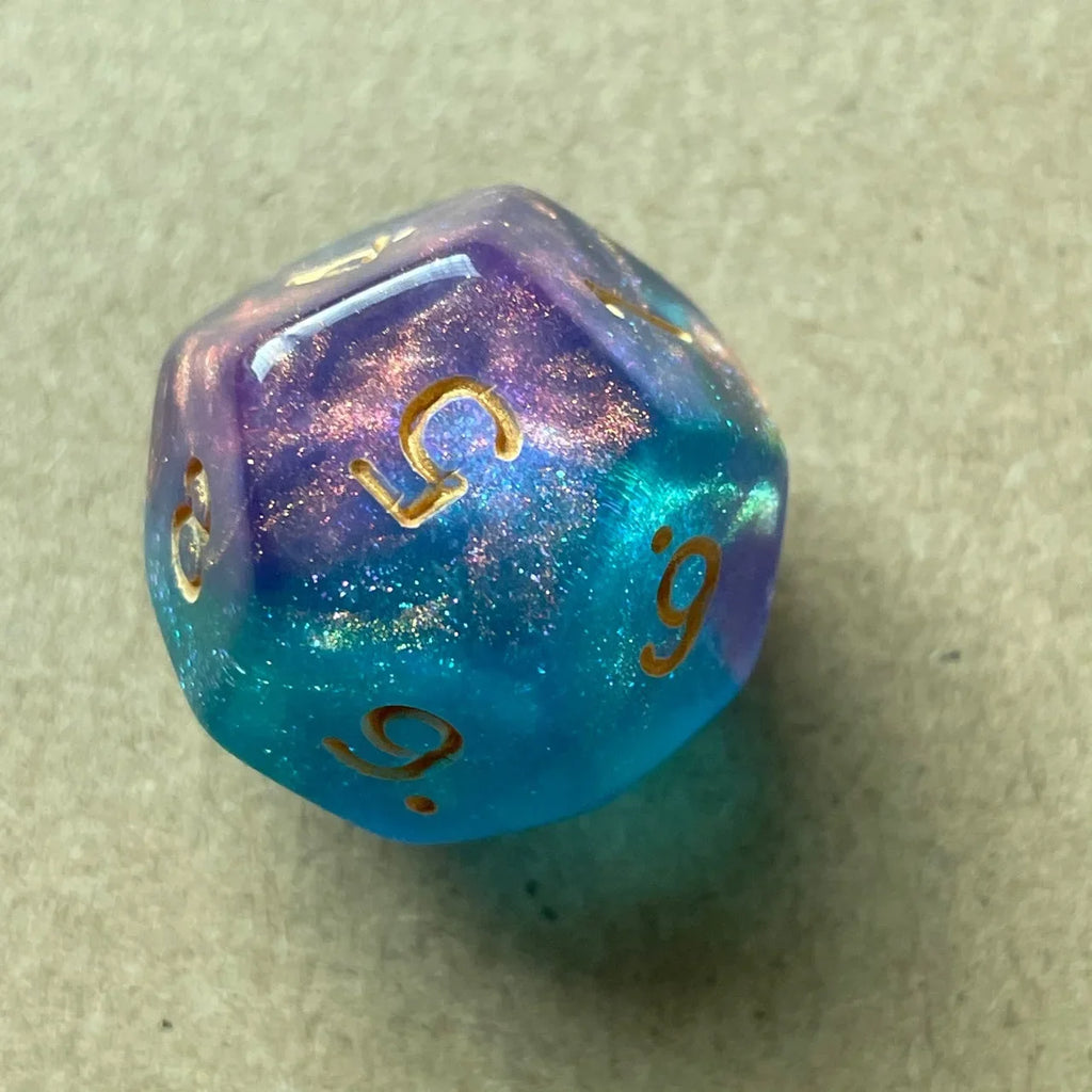 3pcs/lot Astrological Dice 12 Sided Multicolor Constellation Dice for Party Game Astrology Tarot Constellation Divination Dice