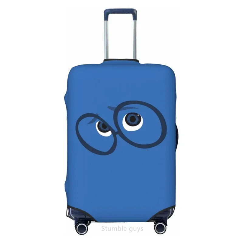 Universal Elastic Suitcase Cover Isides Print For 18-32 Inch Luggage Dustproof Anti-Scratch Washable Travel Essential Accessory