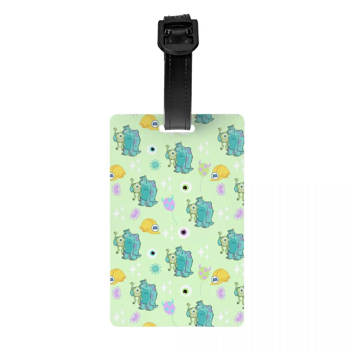 Custom M-Monsters Anime University Luggage Tag Travel Bag Suitcase Privacy Cover ID Label