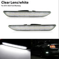 For 2015-2023 Ford Mustang Red/White Rear Side Fender Marker Light Parking Light/Driving Lights,OEM Sidemarker Lamps 12V
