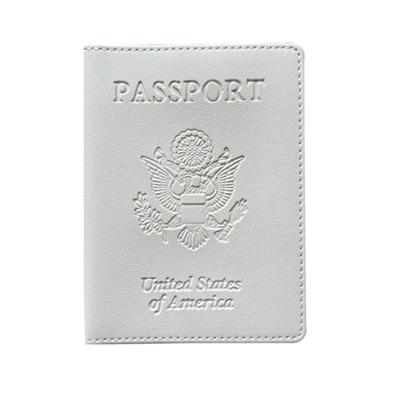 Leather Passport Holder Wallet RFID Blocking Card Case Travel Essentials International Travel Accessory