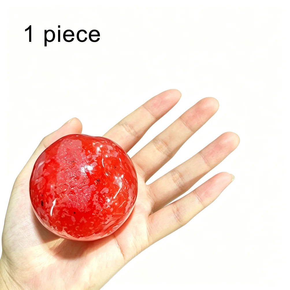 Handmade Watermelon Slushy Squishy Toy Soft Slow Rebound Stress Relief Squeeze Toy Realistic Fruit Simulation Model Adult Gift