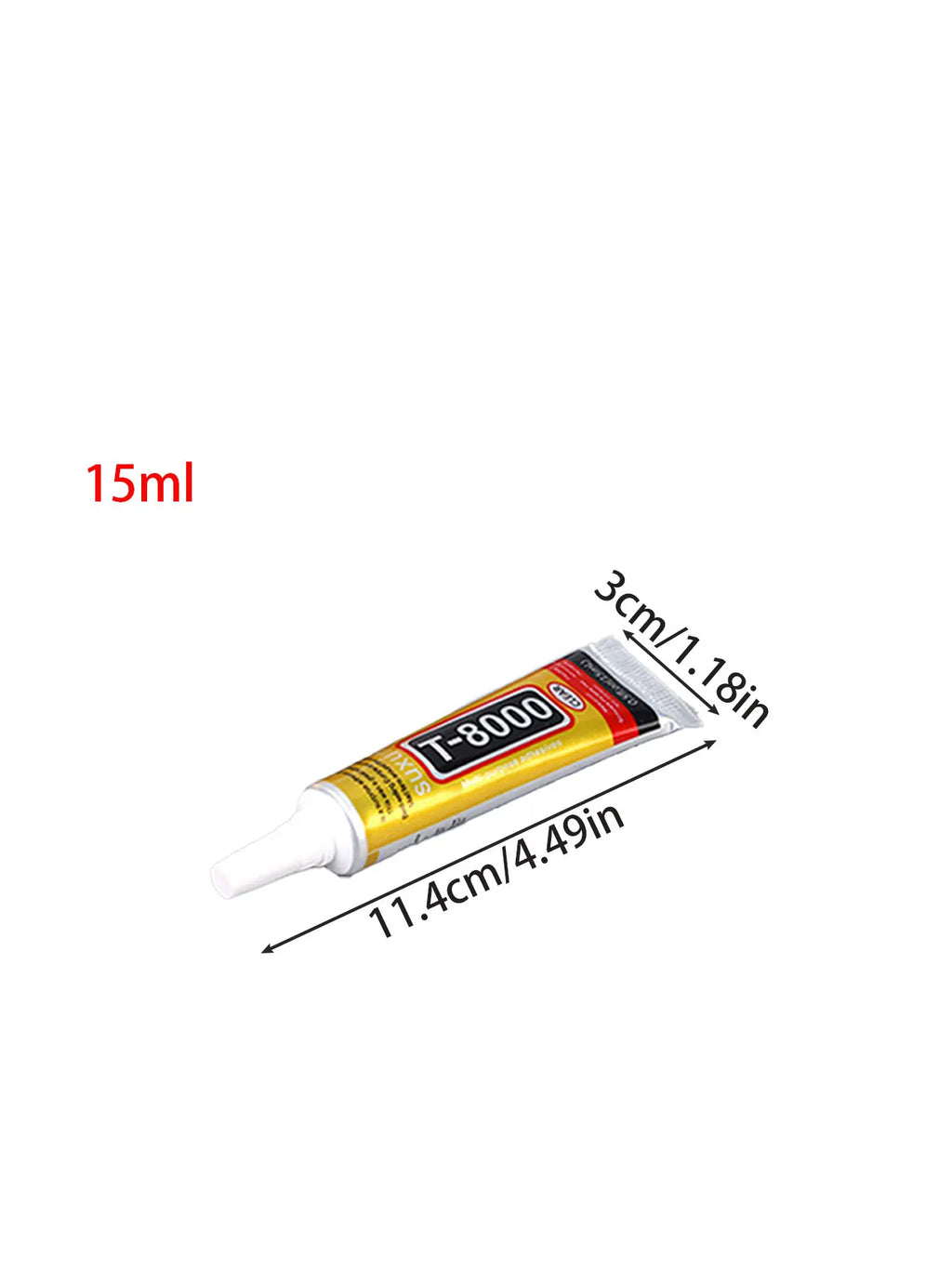 15/50/110Ml T-8000 Adhesive Epoxy Resin Repair Cell Phone Lcd Touch Screen Liquid Glue Jewelry Craft Transparent Adhesive Glue
