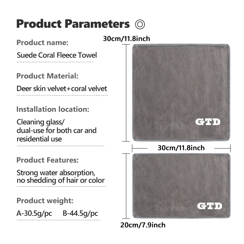 Car Wash Microfiber Towel Auto Emblem Cleaning Drying Rag Cloth For Volkswagen GTD VW Golf 4 5 6 7 7 MK4 MK5 MK6 MK7 MK8 Tiguan