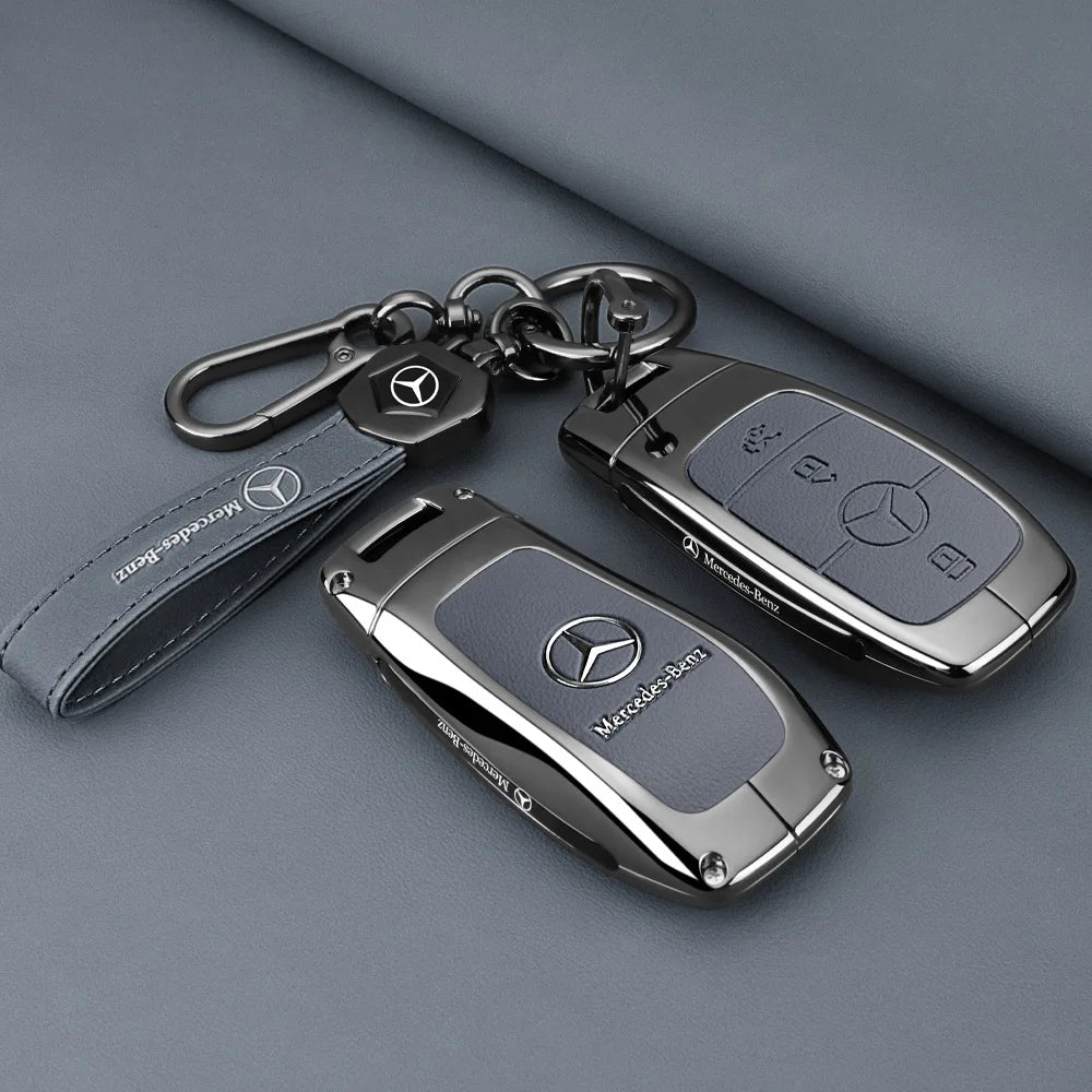 Car Smart Remote Key Case Cover For Mercedes Benz AMG A C E S G Class GLC CLE CLA GLB GLS W177 W205 W213 W222 X167 Accessories