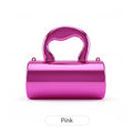 Women's stylish mini clutch bag made of gold cylindrical acrylic with a chain strap suitable for parties weddings and banquets
