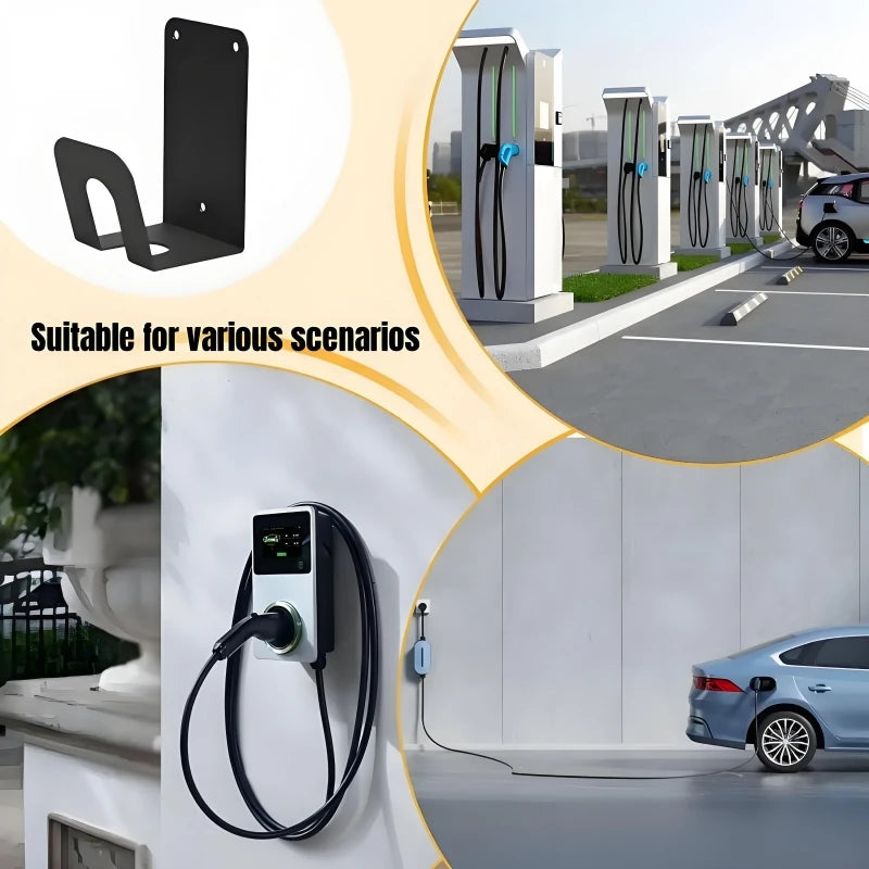 EV Charger Cable Holder Electric Vehicle Wallbox Charging Cables Organizer Electric Car Charger Cord Holder
