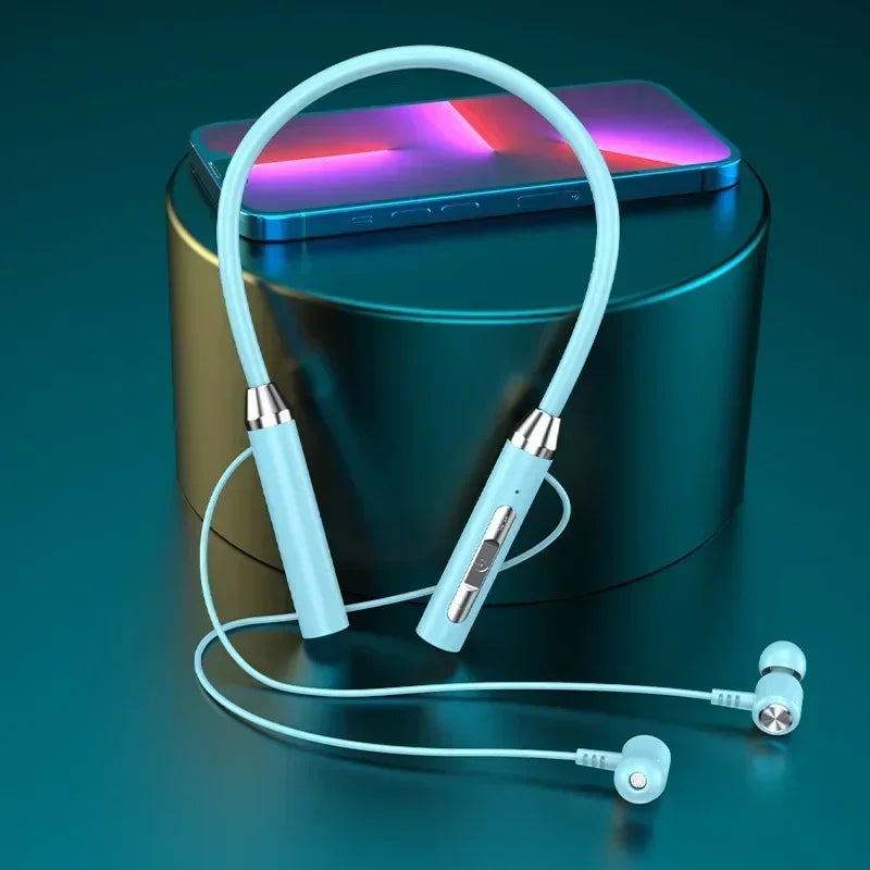 New K58 Bluetooth headset neckband magnetic headset sports running Bluetooth 5.3 headset with microphone