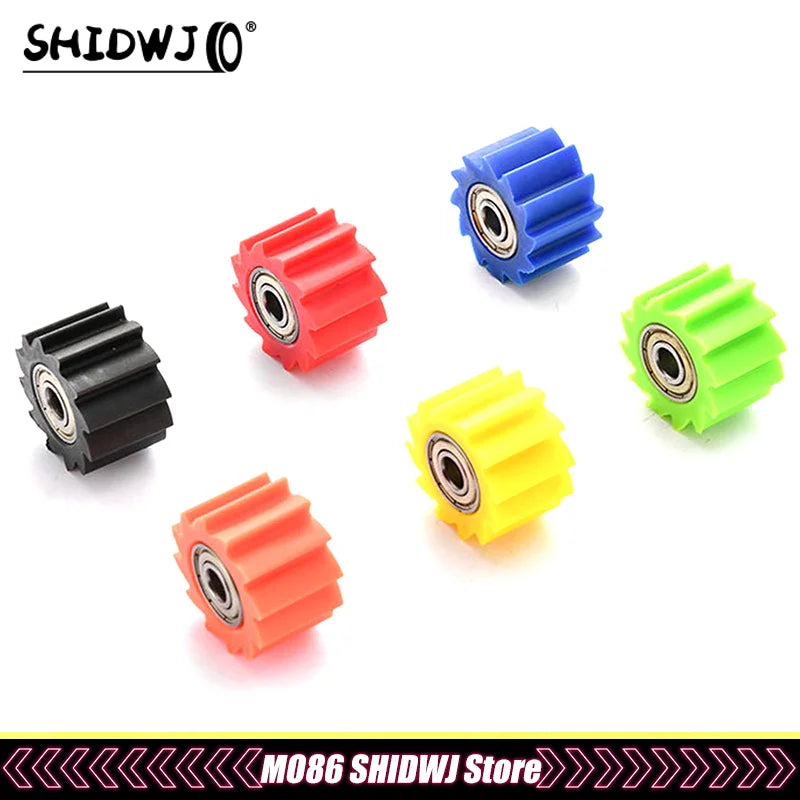 1pcs Motorcycle Pulley Wheel Drive Chain Roller Tensioner For KX KXF 250 450 250F CR CRF RMZ WR YZ Dirt Bike