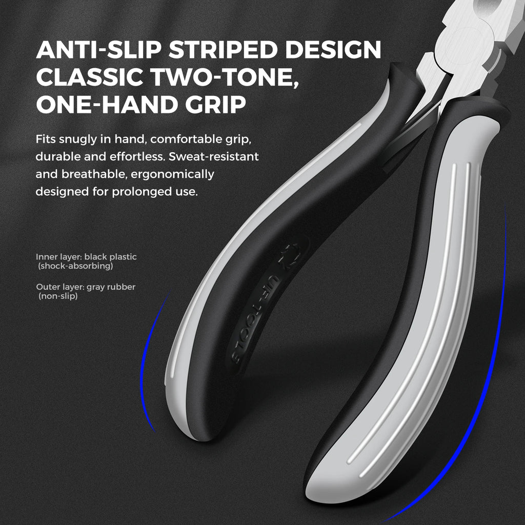 Pliers Tool Set Mini Pliers Repair Tool Bag Long Nose Flat Nose Bent Nose Combination Pliers Universal Remover Tool 8-Piece Set