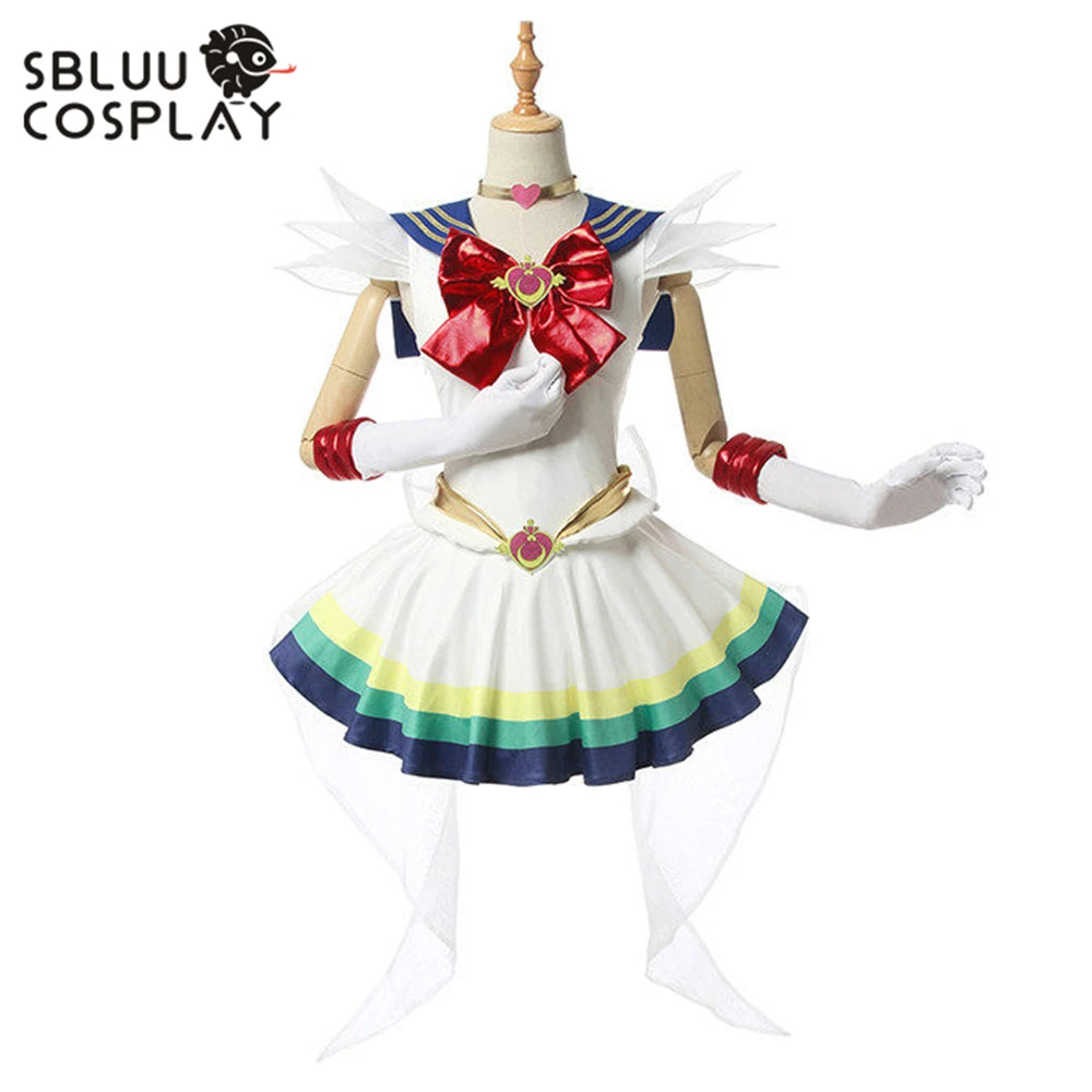 SBluuCosplay Anime Tsukino Usagi Cosplay Costume Dress Outfit Halloween Custom Made