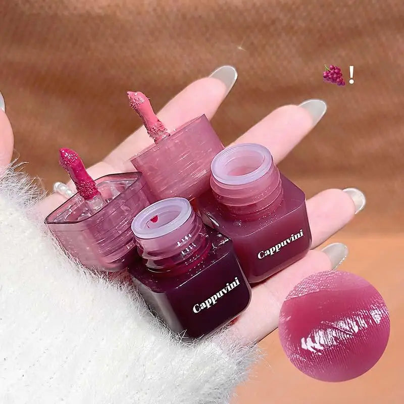Cappuvini Mini Moisturizing Liquid Blush Energetic Pink Cheek Rouge Korean Style Blusher Long-Lasting Easy to Apply