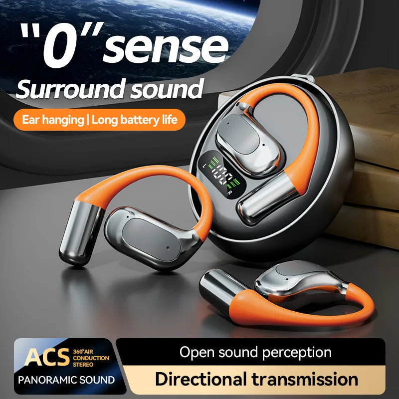 M113 Bluetooth headphones are wireless over-ear type with open and non-in-ear air conduction, specifically designed for sports