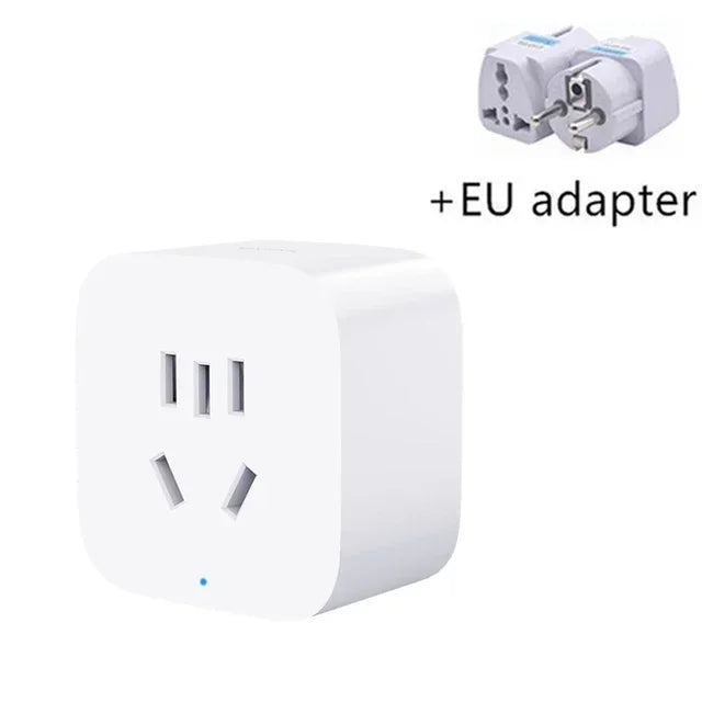 Xiaomi Mijia Smart Socket 3 WIFI Power Statistics Version Wireless Remote Control Adaptor Power On Off Work With Mi home APP