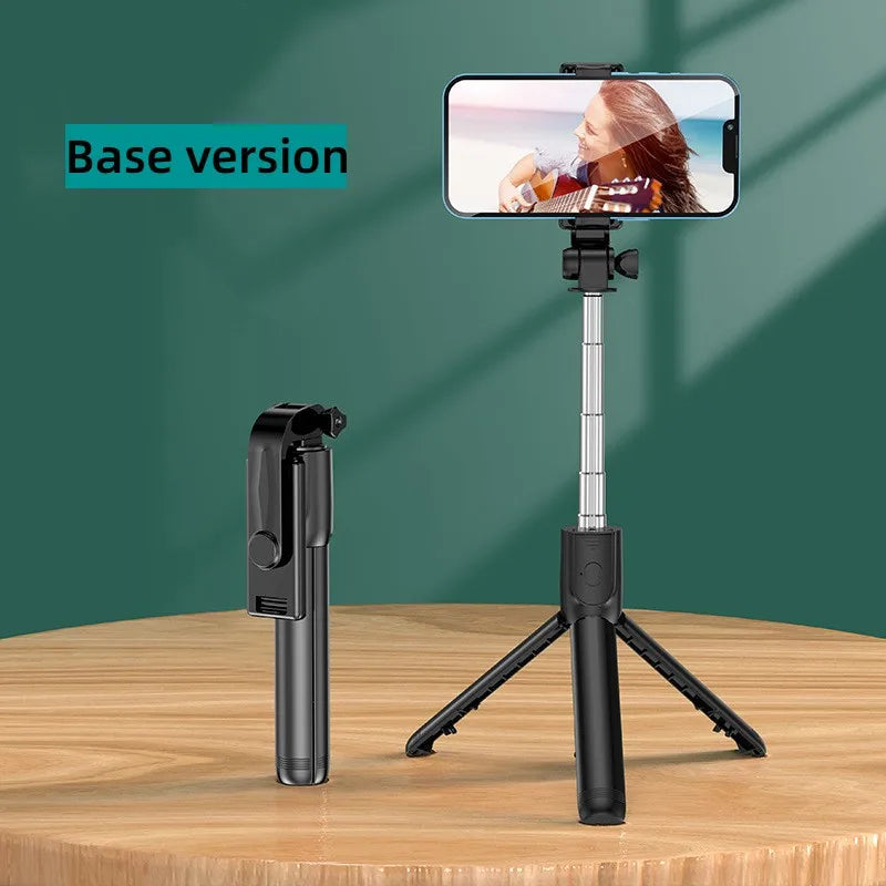 Selfie Stick Wireless Tripod Stand With Light And Bluetooth Remote Extendable Portable Phone Stand Tripod For iPhone Phone Live