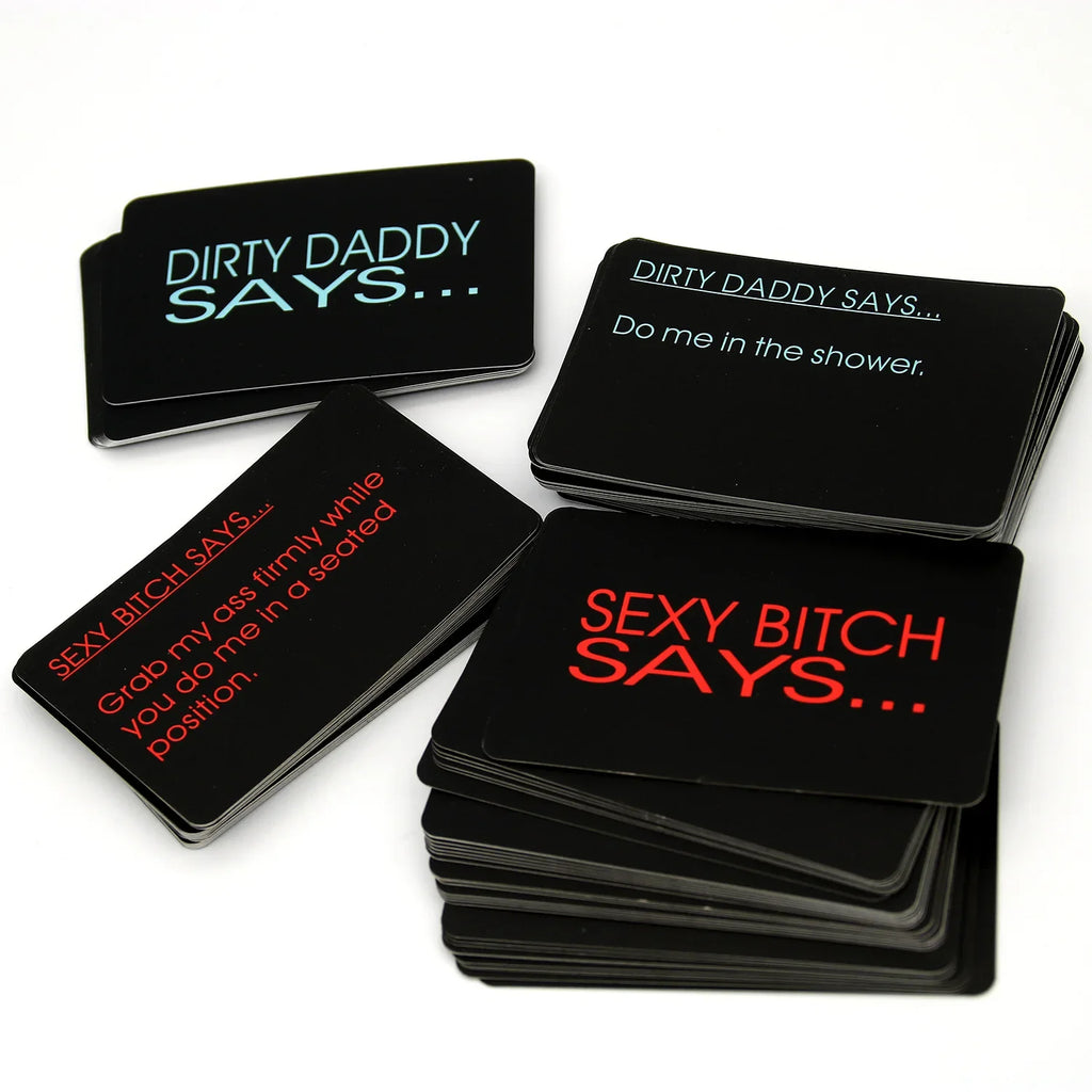 Couple Sex Position Poker Card Game - 1 Year of Bedroom Commands Drunk Or Do Card Game with Picture Gift Box for Gaming