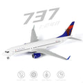 1/240 Scale collectible aircraft Delta B737 diecast resin Airplane Model Toy Kit with Stand Wheel for Aviation Gift or Decoratio