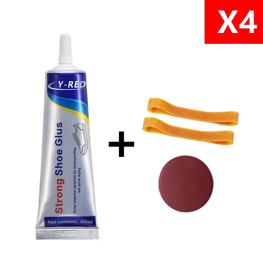  Strong Fast Dry Waterproof Shoe Repair Glue 25/60ml Universal Adhesive for Sneakers Boots Leather Shoes