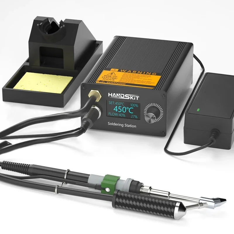 T12A Suction Tin Gun Desoldering Station Hot Air Gun Soldering Iron Suction Pen Intelligent STM 32 Soldering Station