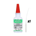 Super Strong Adhesive, Cyanoacrylate, Quick Drying Adhesive, Suitable for Toys, Plastics, PVP Pipes, Acrylic Sheets, Transparent