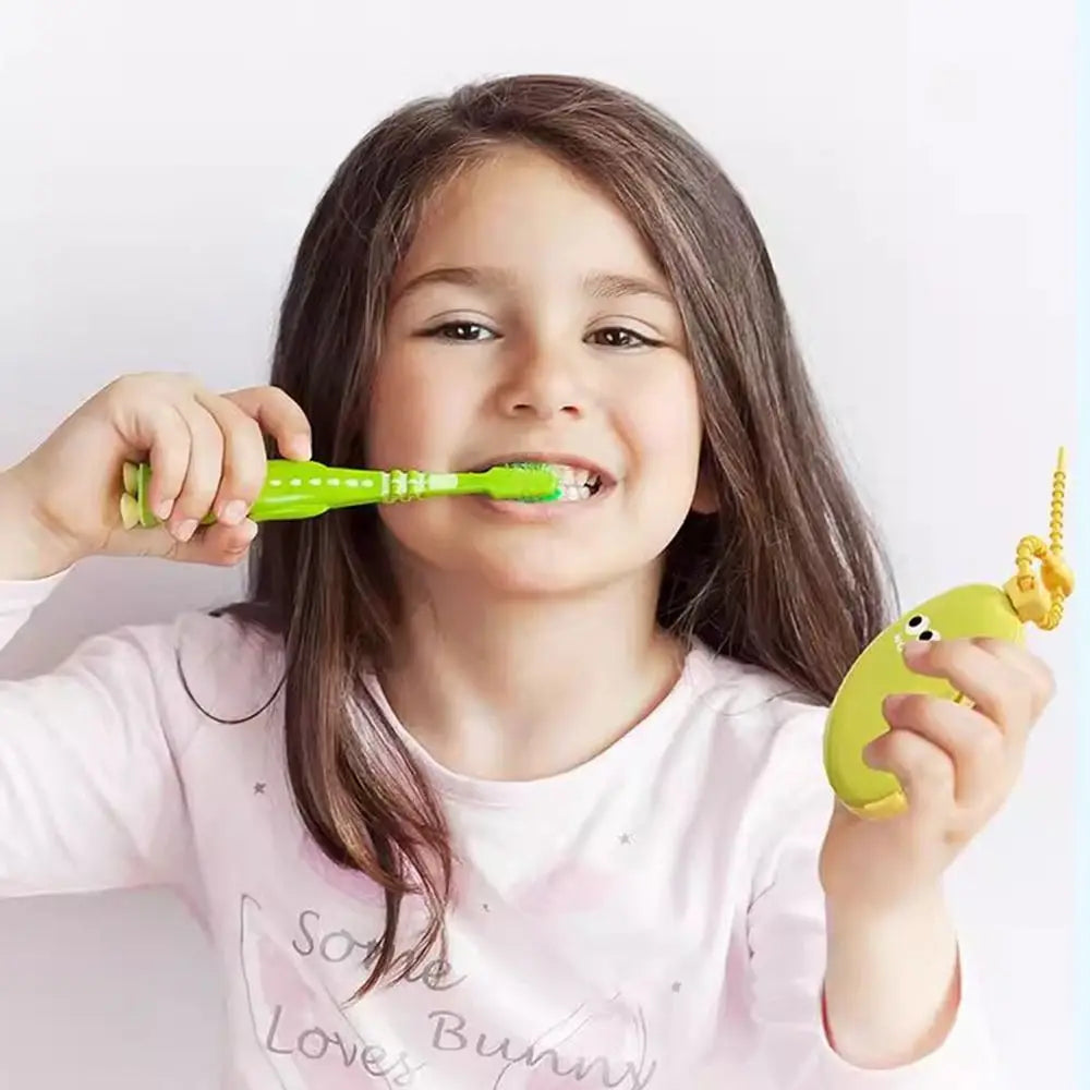 Plastic Toothbrush Head Protective Cover Brush Protect Banana Shape Toothbrush Case Cap 2in1 Portable