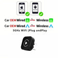 2in1 Wireless CarPlay Dongle Wireless Android Auto Adapter AI Smart Box Car Intelligent Systems For Car With Wired CarPlay