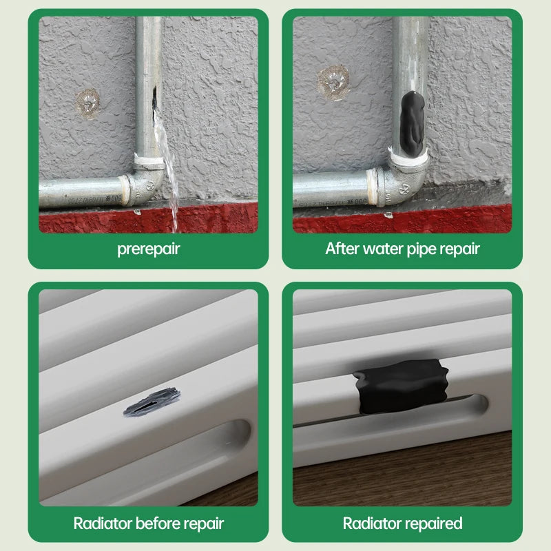 Metal Filler Putty Epoxy Permanent Adhesive Quick Leak Repair Putty Sticks Repair Mounting Sealant for Ceramic Crack