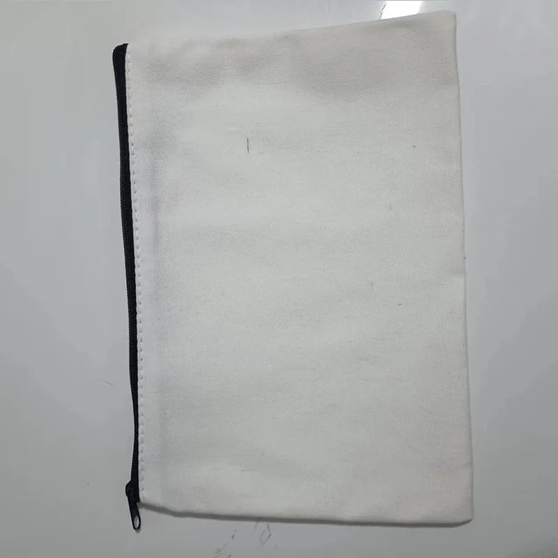 10/20/50 Canvas Zipper Bag, Stationery Packaging Bag, Change Storage Bag, Small Business Gift Bag Customizable Logo