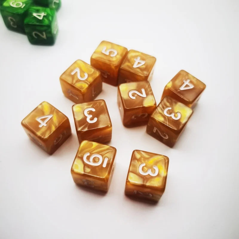 D6 DND  Dice Role 6 Faces Dice Games Set for Dungeons and Dragons RPG MTG Role Playing Table Games