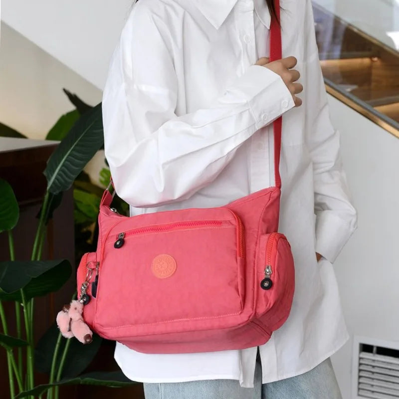 Fashionable Diaper Bag For Women Luxury Leather Messenger Purse Trendy Solid Color Shoulder Bag Classic Original For Party